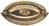 O.1635 Oval plate handle