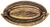 O.1645 Oval plate handle